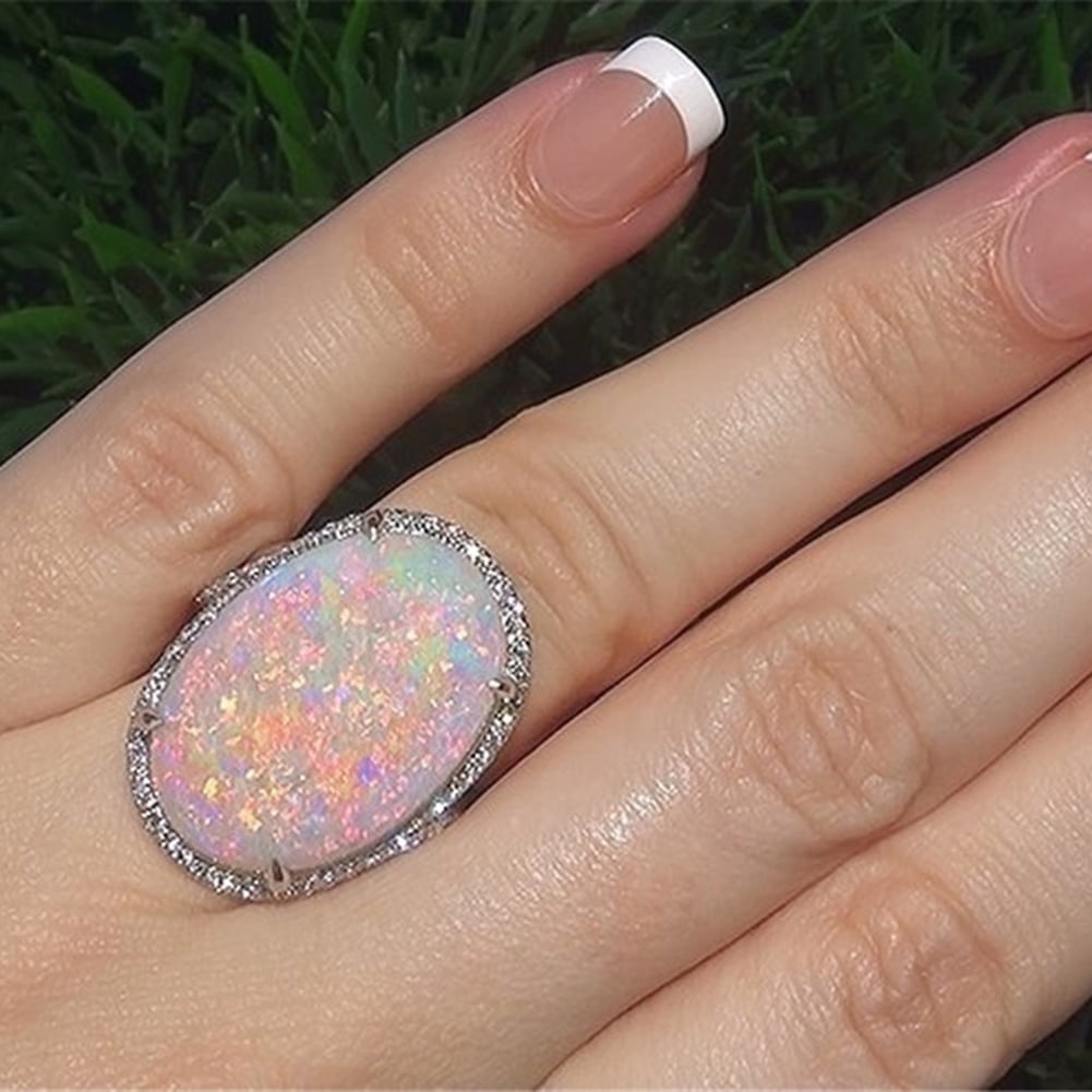 Petite Pinky Finger Welo Opal Ring – TFD Jewellery Crystals and Curio Pieces